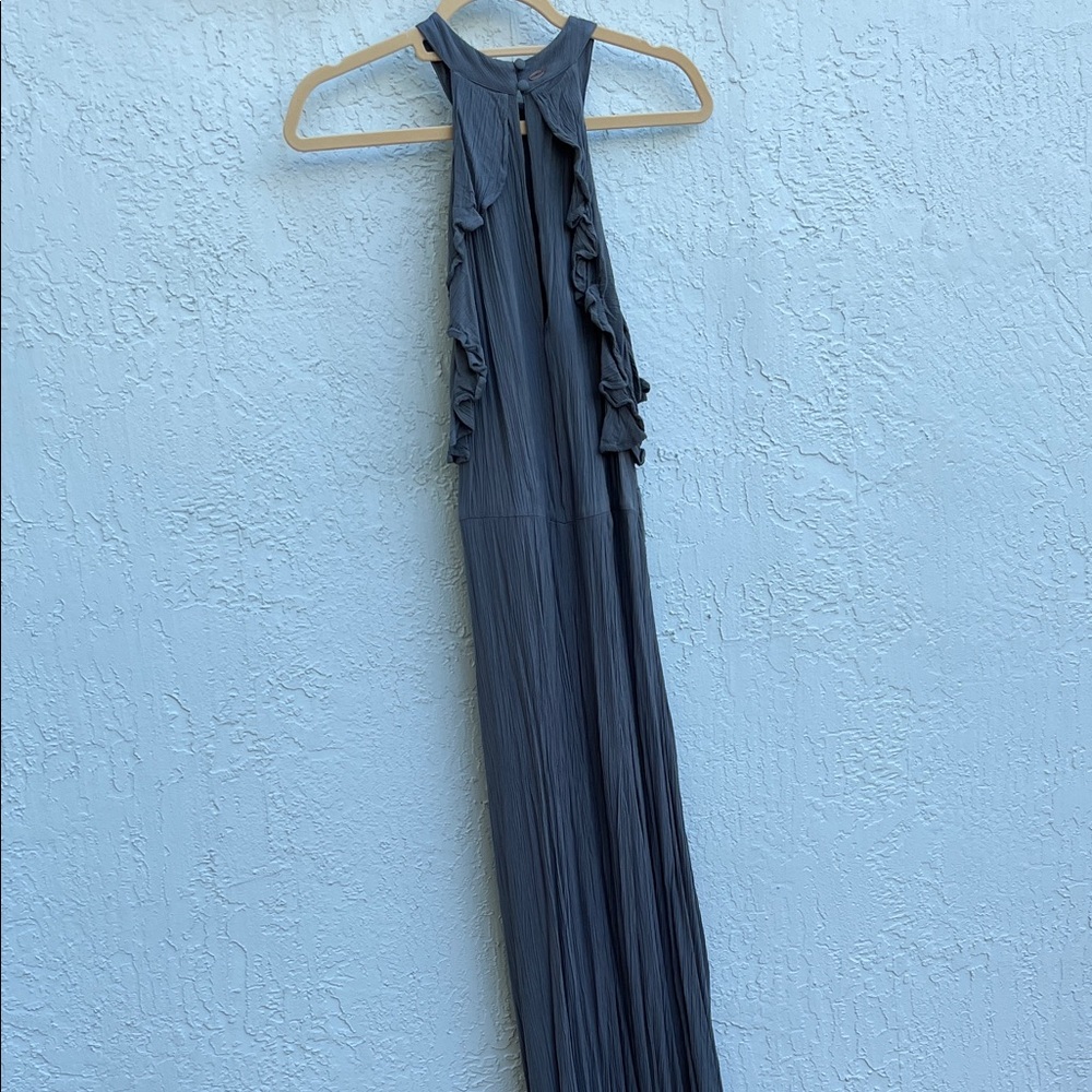 O’Neill Gray Ruffled Dress